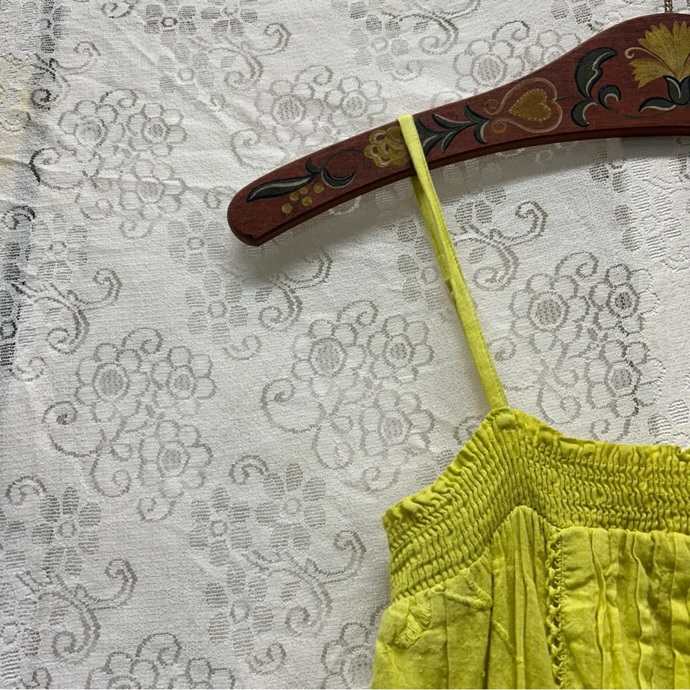 Earthbound Trading Co. XL lime green and white ombré maxi dress - Picture 11 of 14